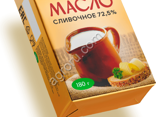 Масло сливочное 72,5% ГОСТ