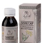 Эликсир Пчелатея с прополисом и бессмертником, на пчелином подморе.