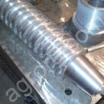 Шнек экструдера, рабочий узел маслопресса