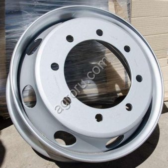 Диск колесный 6.75*19.5 ET135 8*275 D221 ЧКПЗ Камазенок серебристый КД с вент., (арт.: 167.510.3101012-02)