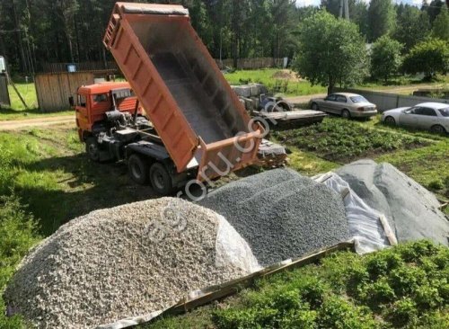 Щебень гранитный 5-20 с доставкой в СПб и ЛО