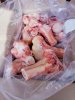 Кость пищевая говяжья мозговая пиленая