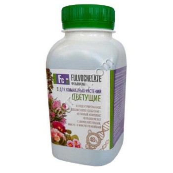 Удобрение для цветущих Фульвохелат с фульвокислотами, хелатами и микроэлементами 250 мл