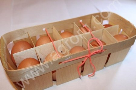 Корзинка / лукошко / упаковка из шпона