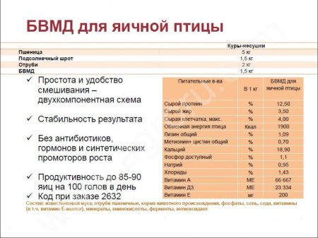 БВМД Универсальный для яичн. Птицы 15% Purina