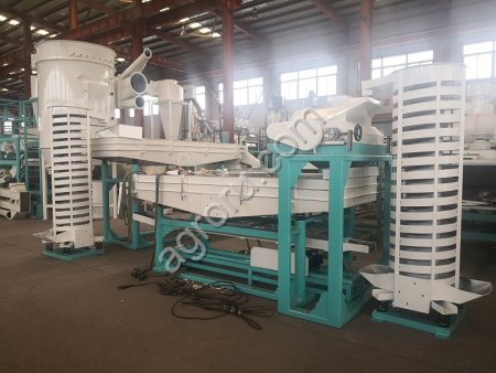 Линия для шелушения и сепарации фундука и абрикосовой косточки (миндаля)