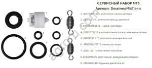 Ремкомплект(аналог) для дозатронов D25RE5(1-5%) и D25RE2(0.2-2%)