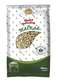 Крупа гречневая Купеческая ядрица 1 с зеленая