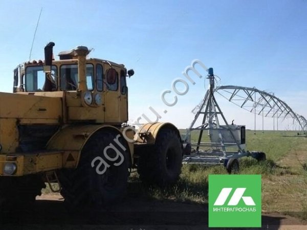 Круговая быстроперемещаемая дождевальная машина 350 метров, на пневмо-домкратах