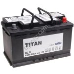 Аккумулятор АКБ-6СТ-80 (800А) о/п TITAN AGM Н.Новгород 315х175х190 (не обслуж), (арт.: 4610082702158)