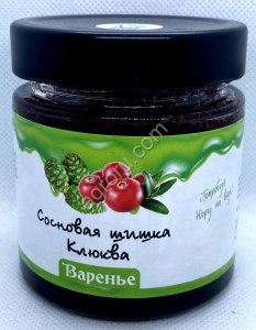 Молодые сосновые шишки с лесной клюквой / ДАРЫ-ЮГРЫ-ХМАО / 200 гр