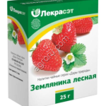 Земляники лист чай