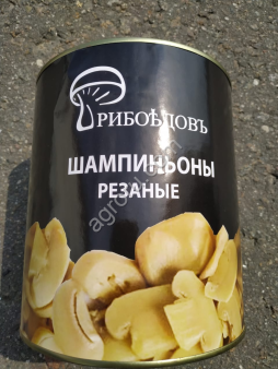 Шампиньоны резаные
