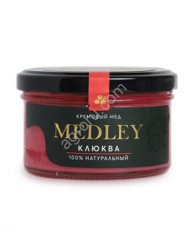 Крем-мед с Клюквой Medley 200 г