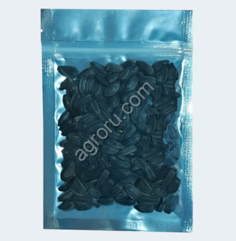 Трехшовный металлизированный пакет с прозрачной стороной с замком зип лок