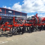 Культиватор-инжектор с рабочими органами D для внесения ЖОУ через шланговую систему