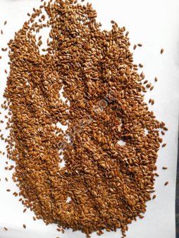 Лен коричневый