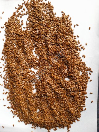 Лен коричневый