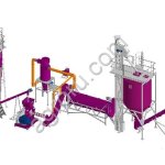 Линия экструдирования полножирной сои, 1 т/ч