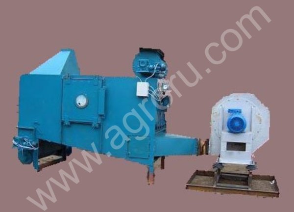 Сушильный агрегат для сушки стружки на древесных отходах