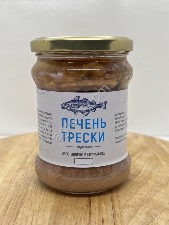 Печень трески в стекле