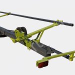 Тележка для транспортировки жаток CARELLO (одноосная) 6,7; 7,6; 9,2м