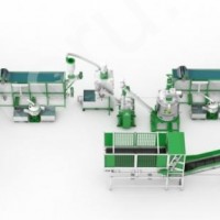 Комплекс оборудования для переработки ПЭТ бутылки в ПЭТ хлопья (флексы) СТАНКО- 600