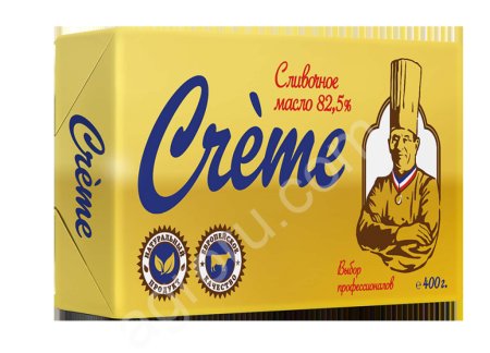 Масло сливочное 82.5% Creme СТО