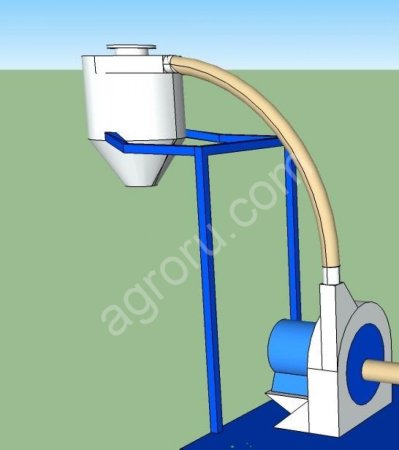 Дробилка для зерна пневматическая