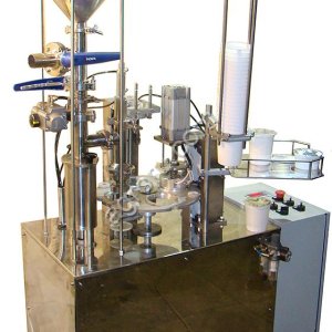 ОБОРУДОВАНИЕ АППАРАТ ПОЛУАВТОМАТ АФ-600 ФАСОВКИ РОЗЛИВА УПАКОВКИ в СТАКАН с запайкой