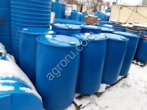 Бочка пластиковая 227л. 2 пробки б/у