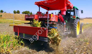 Чеснокоуборочный комбайн-связовка Broch