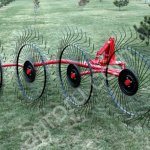 Грабли-ворошилки 4-х колесные