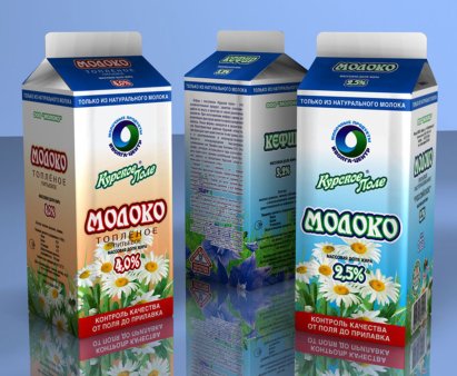 Средние цены на молочную продукцию