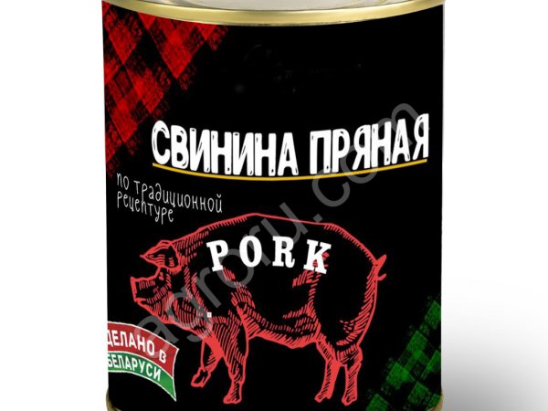 Консервы мясные Свинина пряная 340 г