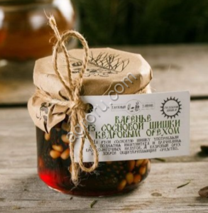 Варенье из КЕДРОВОЙ шишки, 240 г,