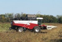 Уборка урожая подсолнечника