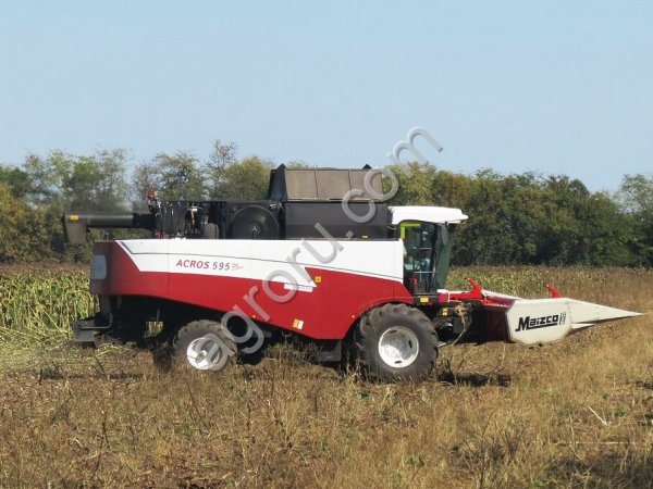 Уборка урожая подсолнечника