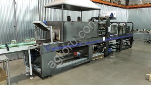 Упаковочная машина УМТ-1500АЛ бу для группирования, укладки и обандероливания продукции в т/у плёнку