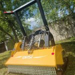 Итальянский навесной мульчер для МТЗ и импортных тракторов