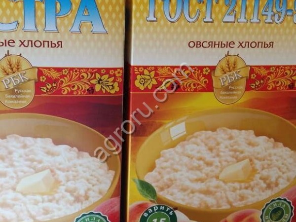 Овсяные хлопья ГОСТ