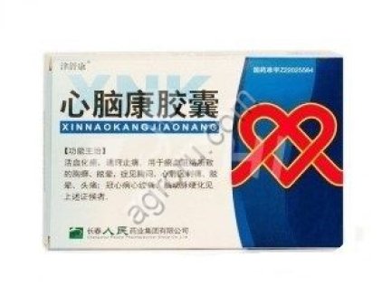 Капсулы при сердечно-сосудистых заболеваниях Синь Нао Кан (60 кап), Китай,