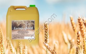 Биотроф 600 – биопрепарат  для консервирования плющеного зерна.