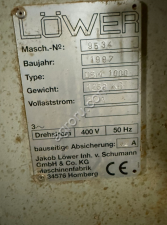 Двухсторонний шлифовальный станок DSM 1000 LÖWER