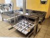 Пресс для творога с пневмоцилиндром и тележками