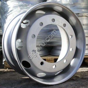 Диск колесный 11.75*22.5 ET135 10*335 D281 16мм (уп) SRW серебристый с вент., (арт.: 8221106)