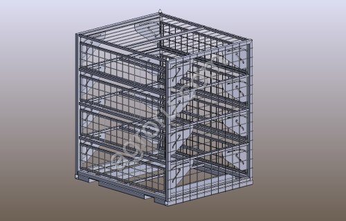 Контейнер для перевозки птицы 4 яруса