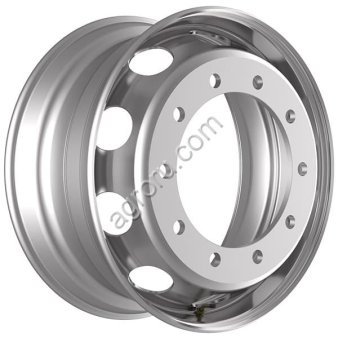 Диск колесный 8.25*22.5 ET152.5 10*335 D281 Accuride (KRONPRINZ) Грузовой автомобиль серебристый КД с вент., (арт.: RZB36374OE)