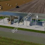 Линии измельчения соломы, сена