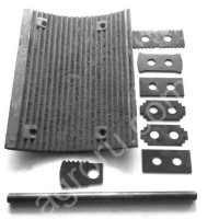 Запасные части дробилки КДУ и КД (деки, оси, сито, ротор и др.)